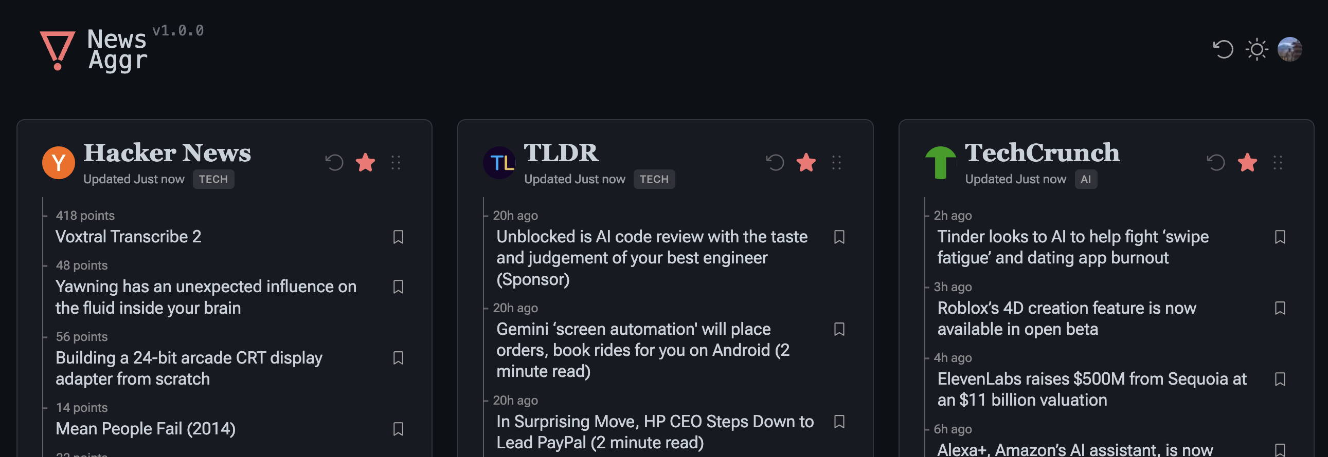 NewsAggr: My Personal News Aggregator
