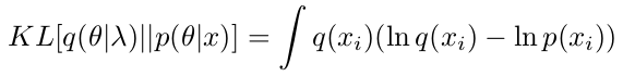 Kullback-Leibler divergence